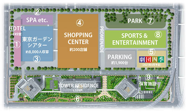 有明ガーデン(住友不動産 ホテル ヴィラフォンテーヌ グランド 東京有明)